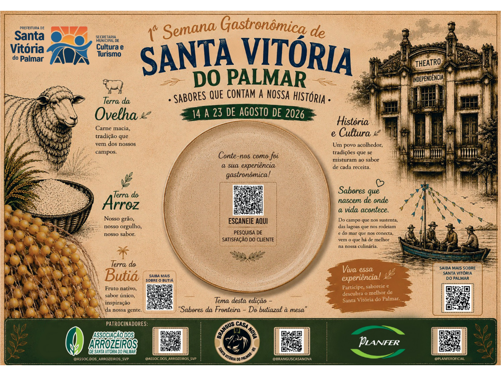 1ª Semana Gastronômica de Santa Vitória do Palmar